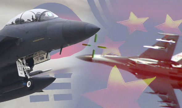 World War 3 threat: China fighter jets enter NO entry zone between North Korea and South