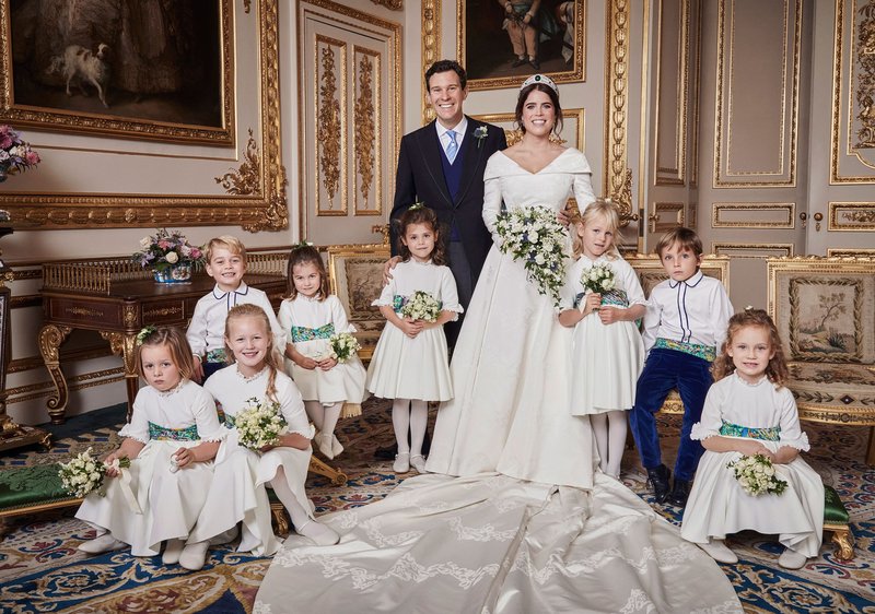See All 4 Dazzling New Portraits from Princess Eugenies Royal Wedding in Exquisite Detail