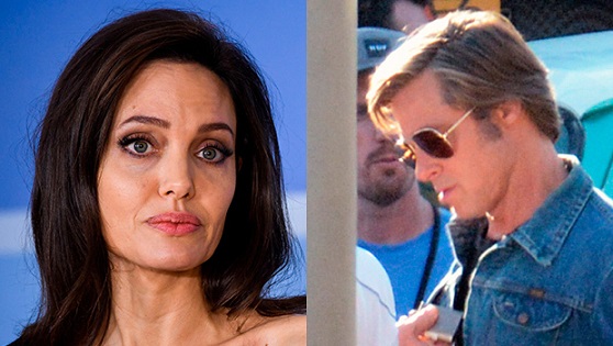 Angelina Jolie Emotional After Seeing Brad Pitt Embrace Hot Young Co-Star On Film Set: It Stings