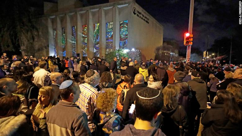 Pittsburgh synagogue holds its first Hanukkah ceremony since the Tree of Life massacre
