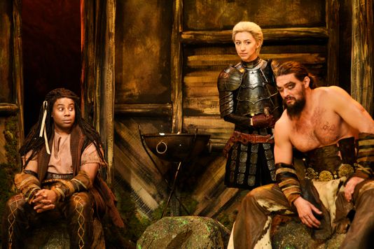 SNL: Jason Momoa resurrects his Game of Thrones character Khal Drogo