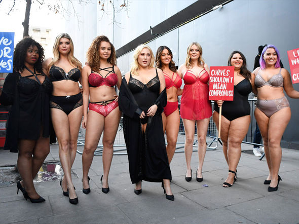 London Fashion Week protested by topless PETA activists and plus size women in lingerie