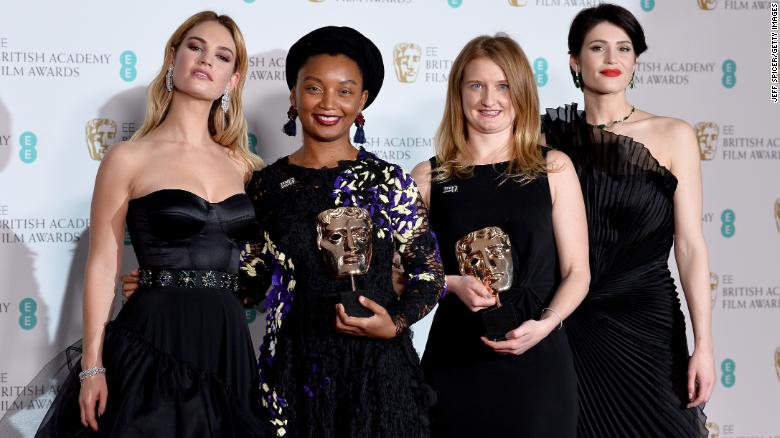 Duchess of Cambridge opts for green as black dresses sweep BAFTAs