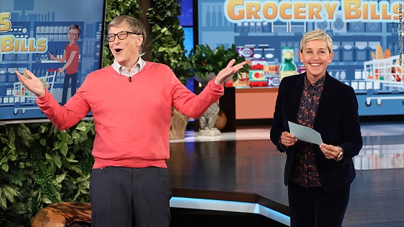 Bill Gates flunks Ellens grocery shopping challenge