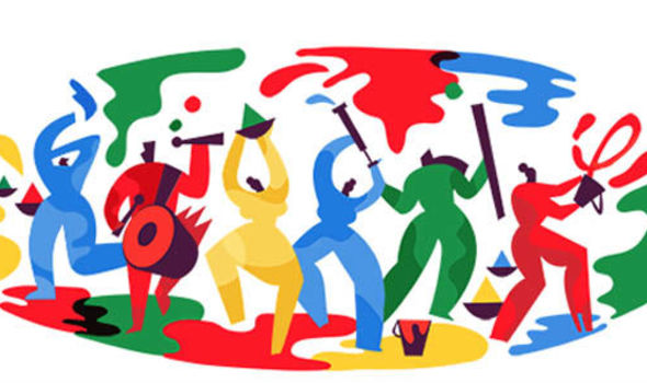 Holi Festival 2018: Google marks Festival of Colour with dramatic doodle