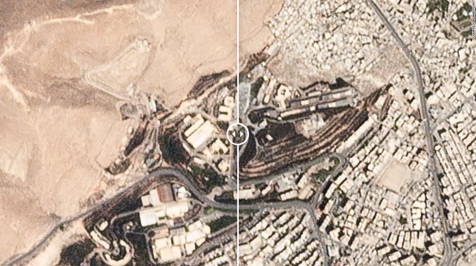 Satellite images show craters at alleged Syrian chemical weapons facilities