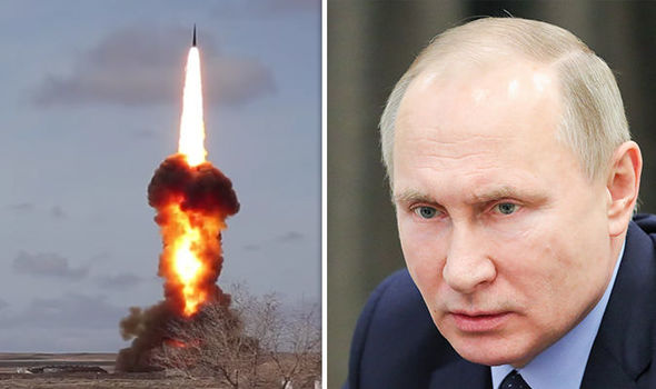 Putin SHOWS OFF new weapon to stop NUCLEAR ATTACK on Russia in wake of tensions with West