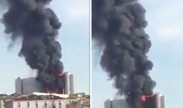 Istanbul hospital fire: SHOCKING footage shows HUGE fire engulf hospital building