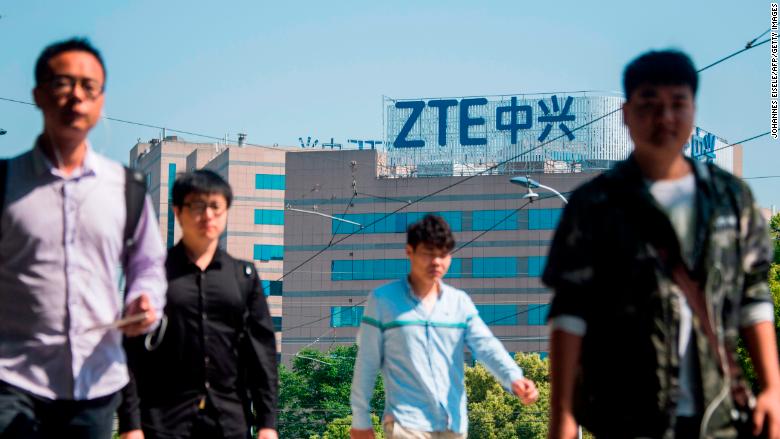 Trump says US working with China to save ZTE