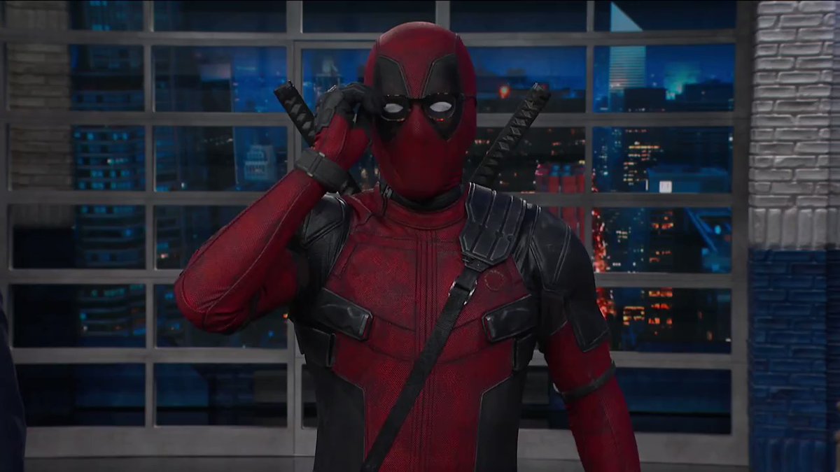Deadpool Crashes Colberts Late Show Monologue