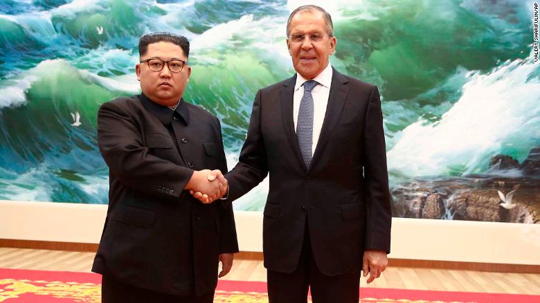 Russian foreign minister meets Kim, calls for lifting of sanctions