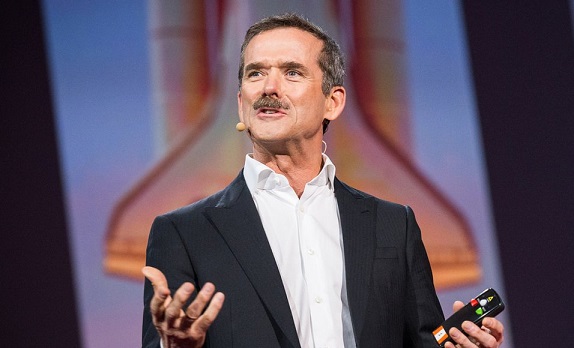 Astronaut Chris Hadfield says the rockets from NASA, SpaceX, and Blue Origin wont take people to Mars