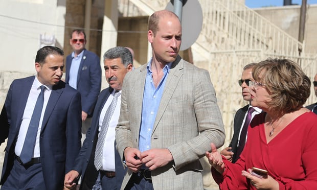 You have not been forgotten, Prince William tells Palestinians