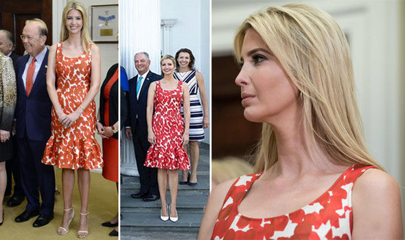 Ivanka Trump shows off thrifty side wearing striking dress she first debuted last year