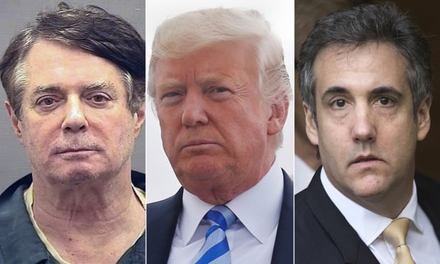 Donald Trump suffers worst houras Manafort and Cohen both guilty