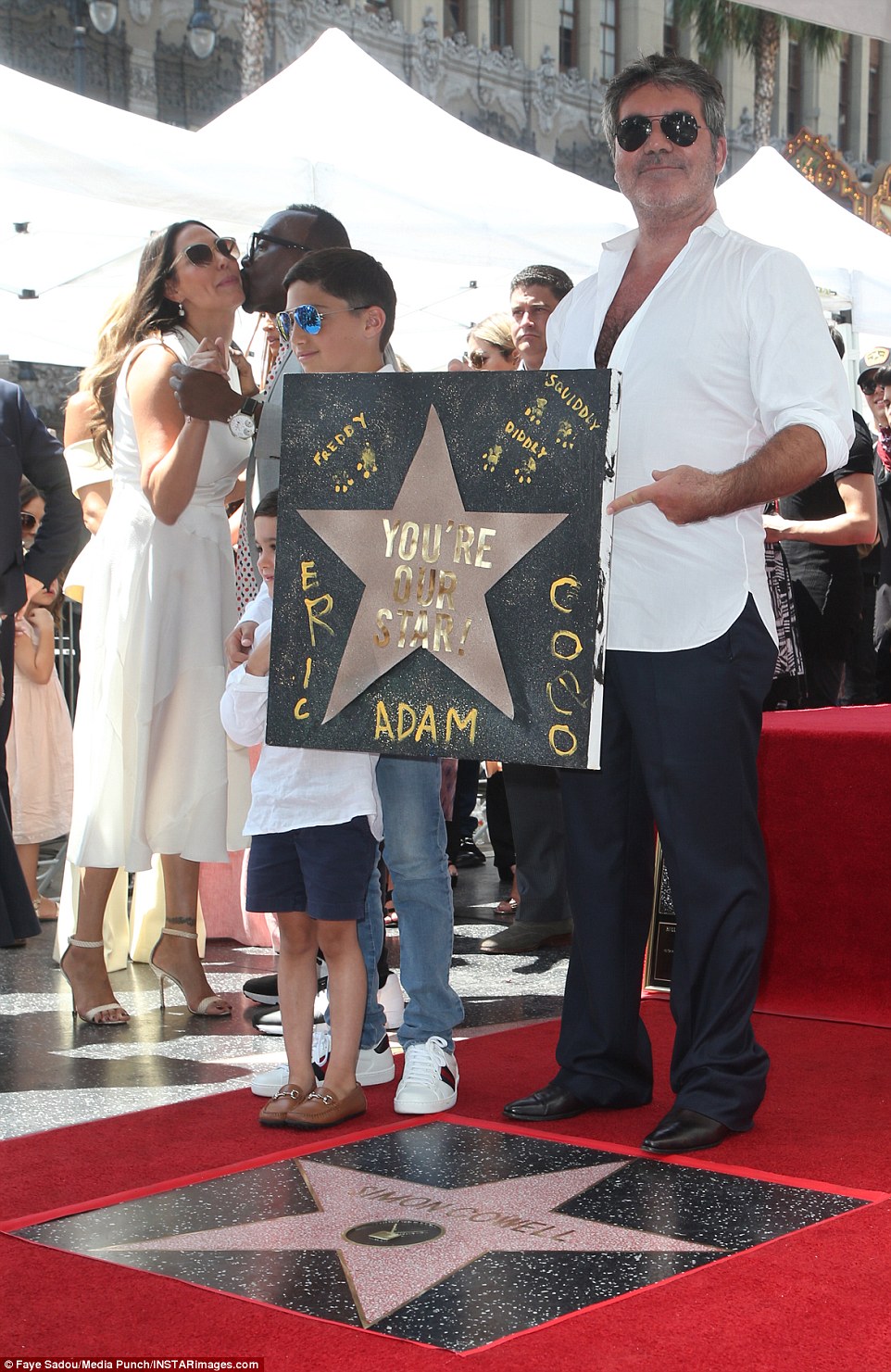 Simon Cowell receives star on Hollywood Walk of Fame