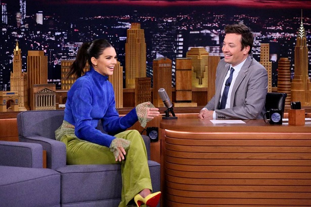 Watch Kendall Jenner Nail Her Very First Okurrr! on The Tonight Show