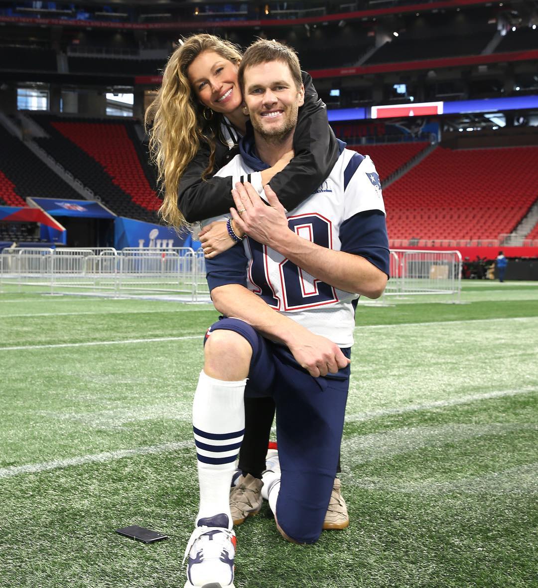 Gisele Bündchen shows love for Tom Brady ahead of Super Bowl
