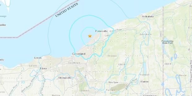 Earthquake in Cleveland, Ohio: United States Geological Survey confirmed a 4.0 magnitude quake