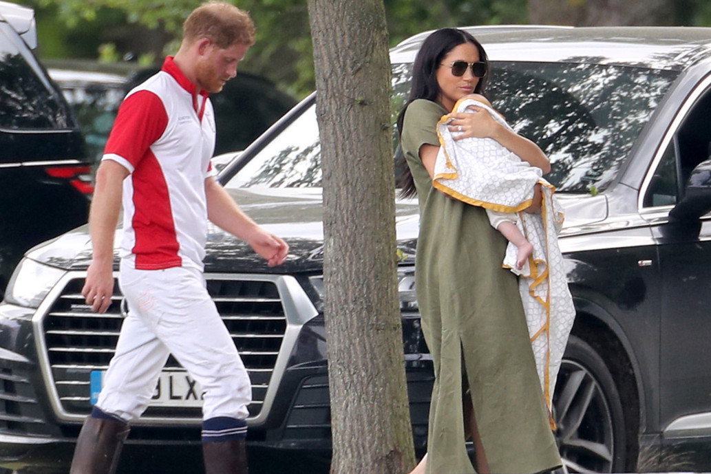 Meghan Markle steps out with Archie for Prince Harrys polo match