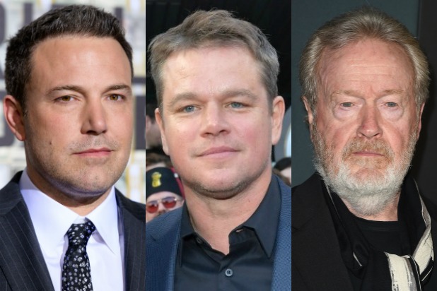Ben Affleck, Matt Damon Reteam for ‘The Last Duel,’ Ridley Scott to Direct