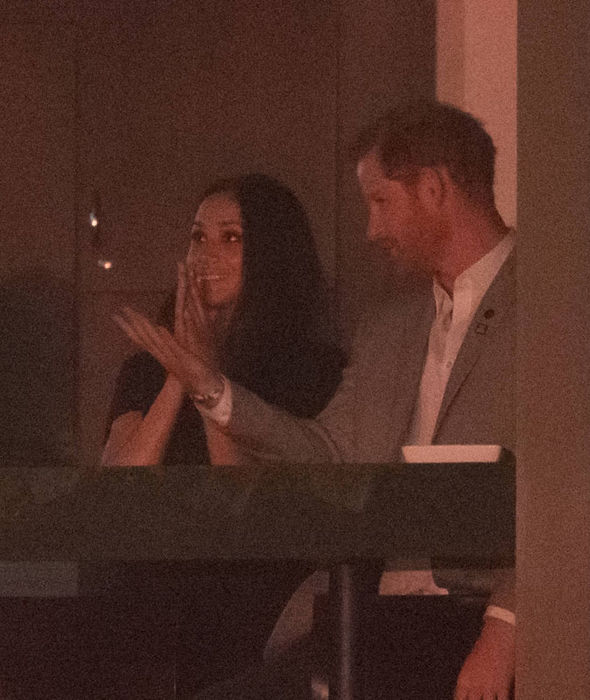Meghan Markle and her mother cozy up to Prince Harry at Invictus Games closing ceremony