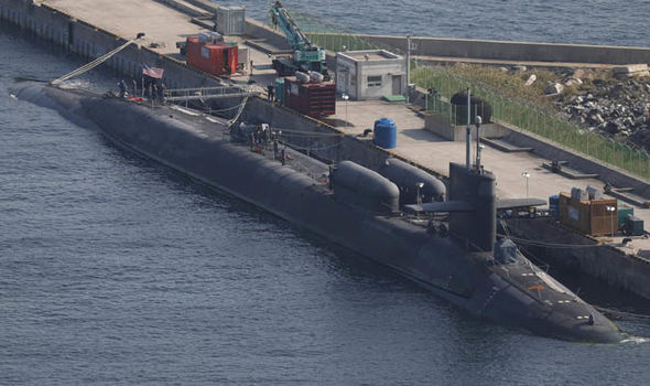 WATCH OUT KIM: World’s biggest nuclear submarine from US arrives on North Korea doorstep