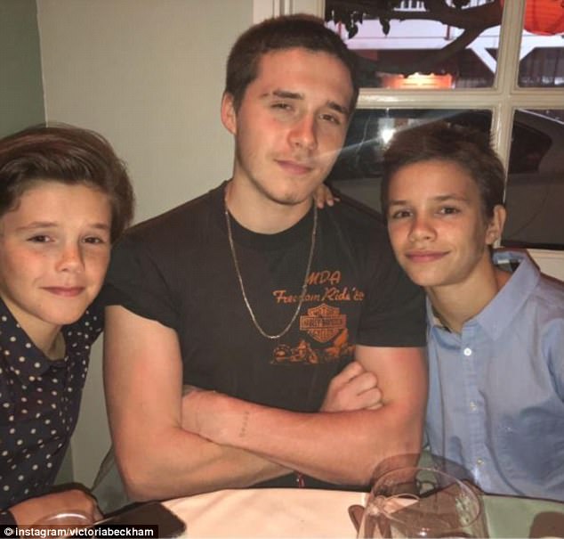 Victoria Beckham posts Instagram pic of her sons