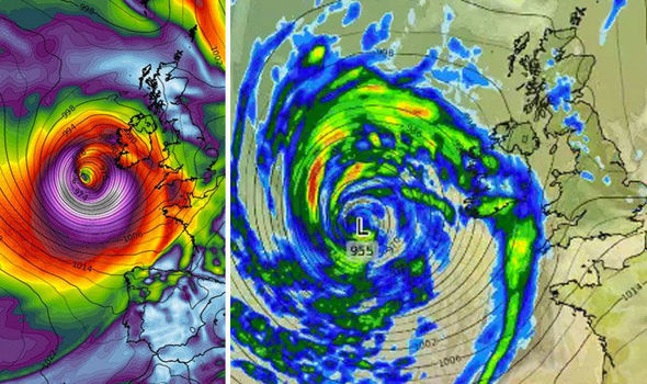 Storm Brian WORSE than Ophelia: Met Office confirm dangerous WEATHER BOMB to SMASH UK