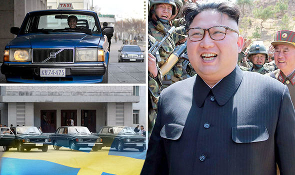 North Korea owe Sweden £2.4billion after stealing 1,000 classic Volvos to use as TAXIS