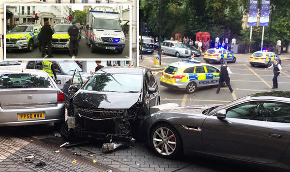 BREAKING: Car ploughs into crowd outside Natural History Museum - people injured