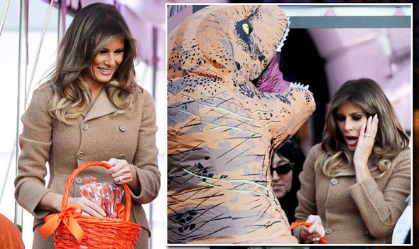 Melania Trump shocked by THIS at White House Halloween costume event