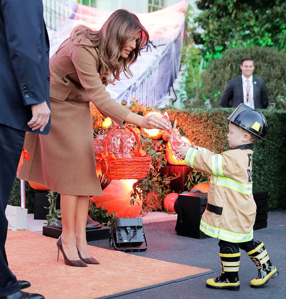 Melania Trump shocked by THIS at White House Halloween costume event