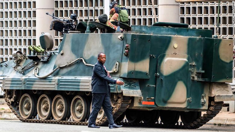 Zimbabwe military: A calm transition is underway