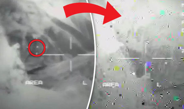 Leaked radar footage shows UFO destroy US military drone with laser