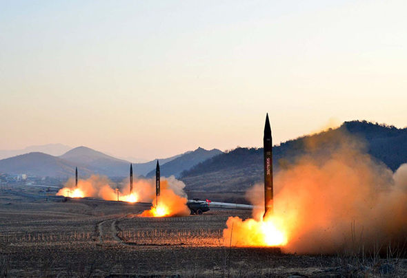 World War 3 fears: North Korea launches ballistic missile - South Korea FIRES rocket back