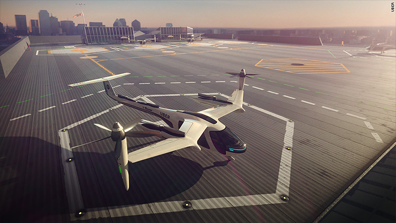 Uber partners with NASA on flying taxis