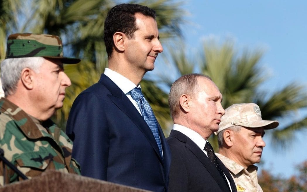 Vladimir Putin announces Russian withdrawal from Syria during visit to airbase