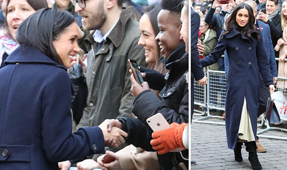Meghan Markle and Harry FIRST PICTURES: Meghan attends royal engagement in Nottingham