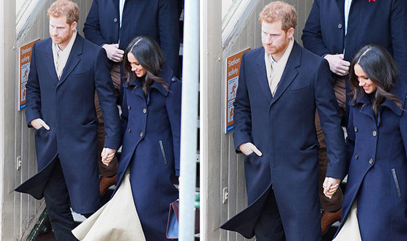 Meghan Markle and Harry FIRST PICTURES: Meghan attends royal engagement in Nottingham