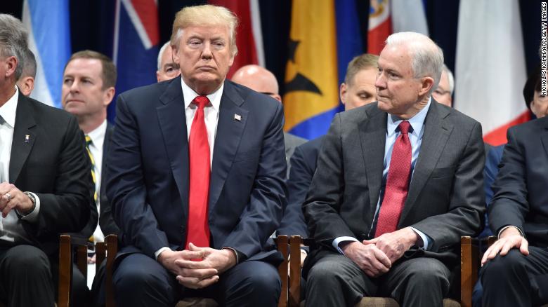 3 awkward pictures that tell you everything about how Donald Trump and Jeff Sessions feel about each other