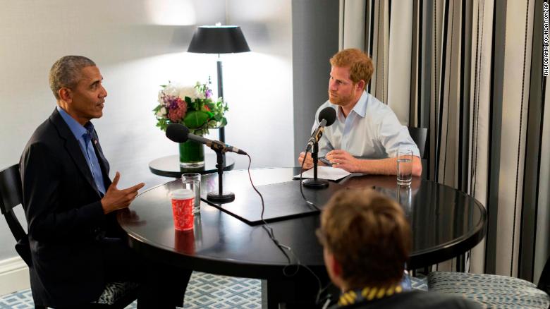 Prince Harry interviews Barack Obama for radio show
