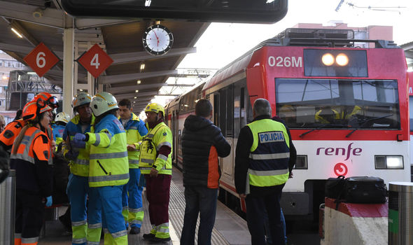 Madrid train crash: Up to 45 people injured and four seriously hurt near Spain capital