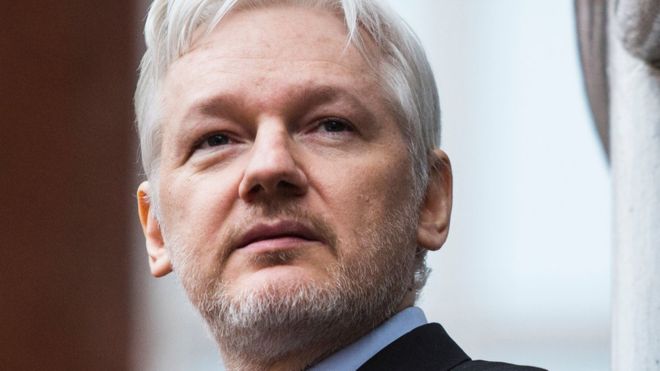 Julian Assanges official Twitter account not appearing