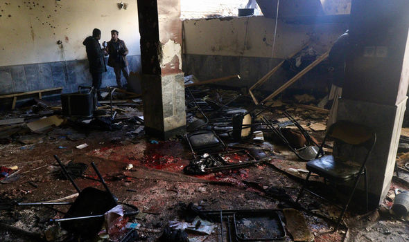 40 killed and dozens wounded in suicide bomb blast