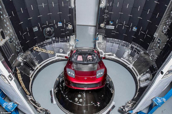 In a BILLION years visitors to Mars will find THIS sports car in orbit around the planet