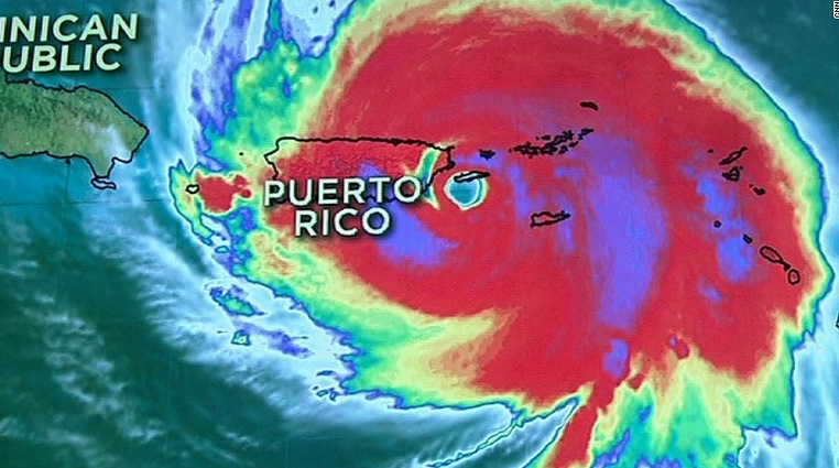 Hurricane Maria packs 155 mph winds as it roars into Puerto Rico, the strongest storm to hit the island since 1932
