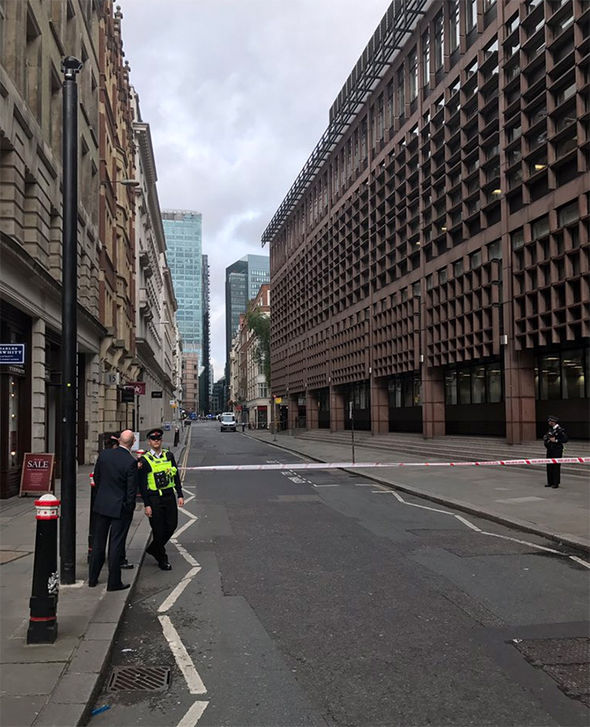 City of London on lockdown in terror alert - police close Moorgate and Liverpool Street