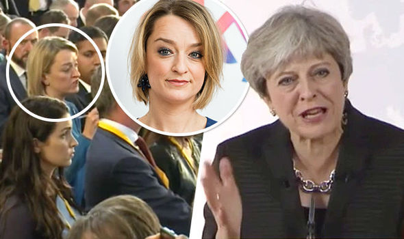 Theresa May fires back at BBCs Kuenssberg during HEATED exchange after Brexit speech