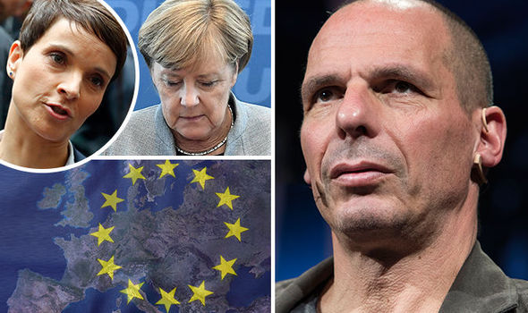 German vote shows federalism has FAILED Vanis Varoufakis says four years of EU collapse